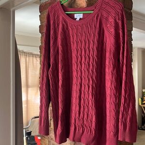🍯 2X Croft & Barrow armed Sweater EUC (1-11)